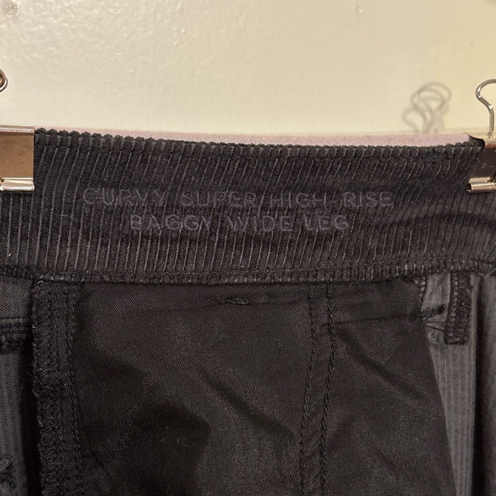 American Eagle Curvy Super High Rise Baggy Wide Leg corduroy pants - Picture 5 of 6